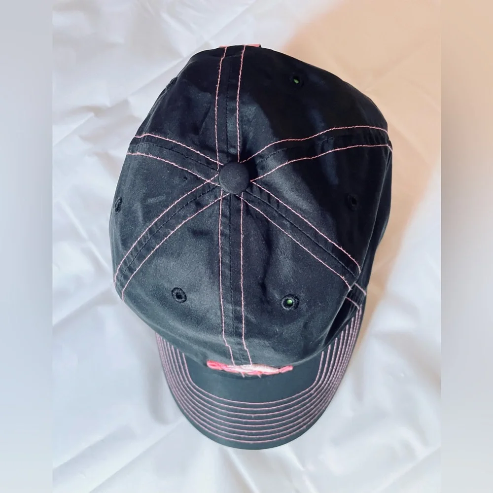 Adidas Black cap with pink embroidery, Small size